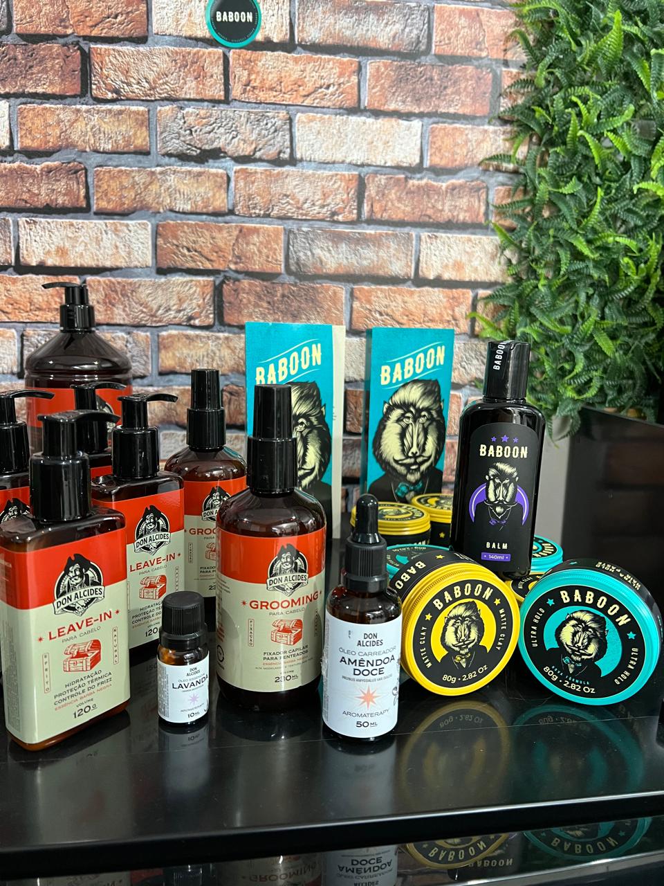 Produtos Don Alcides e Baboon